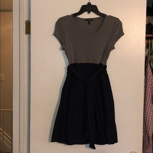 Navy and Grey Daisy Fuentes Dress